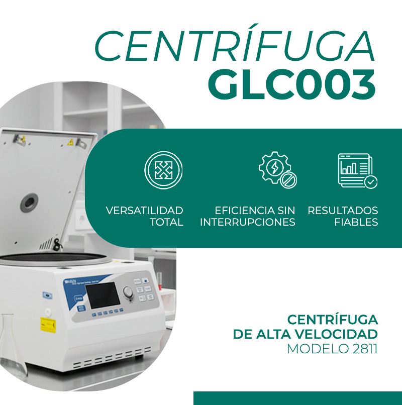 🚀 Nueva referencia en centrifugación de alta velocidad, GLC003