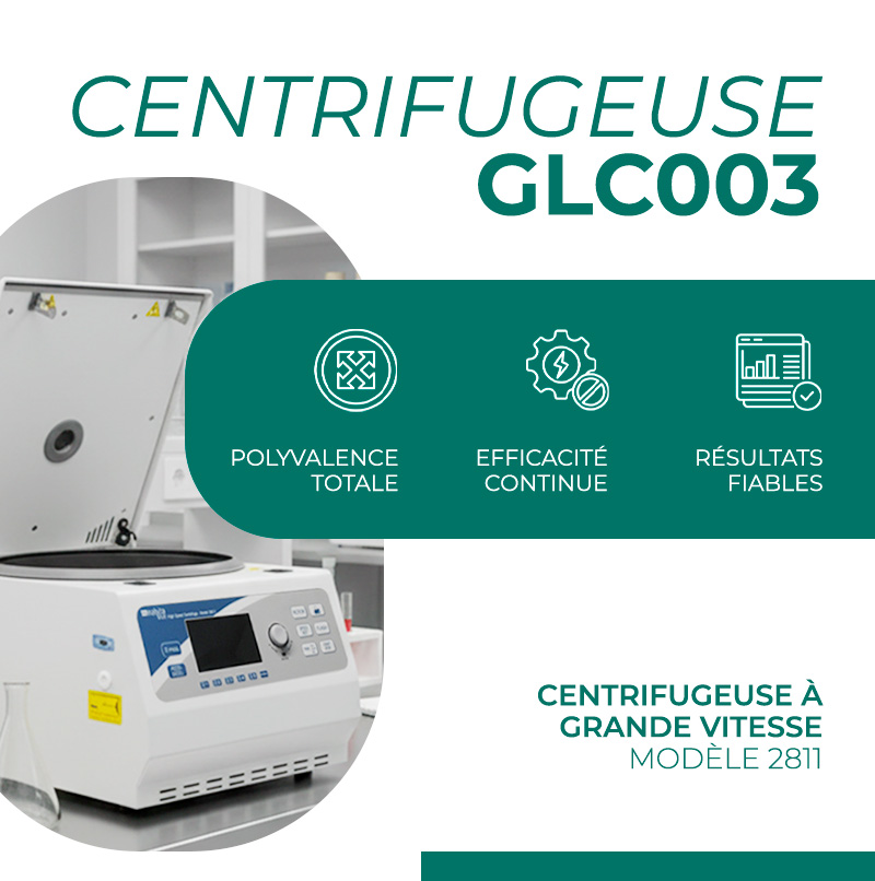 🚀 Nouvelle référence en centrifugation à grande vitesse GLC003