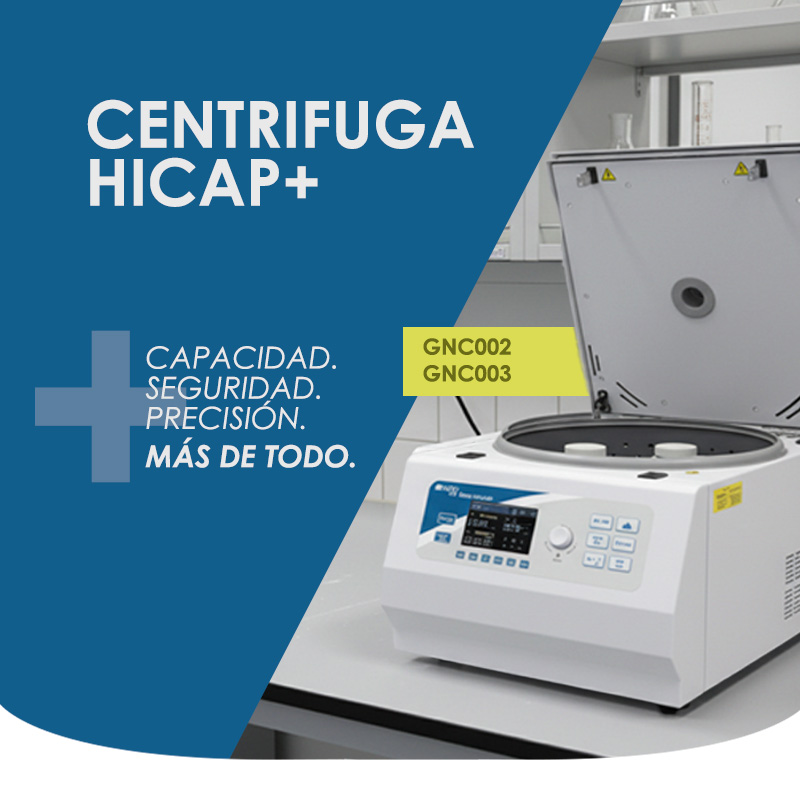 ✨ Nueva Centrífuga HiCap+ GNC002 y GNC003