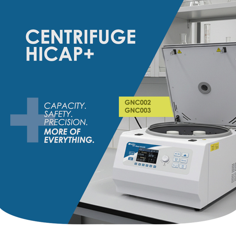✨ New HiCap+ Centrifuge GNC002 and GNC003