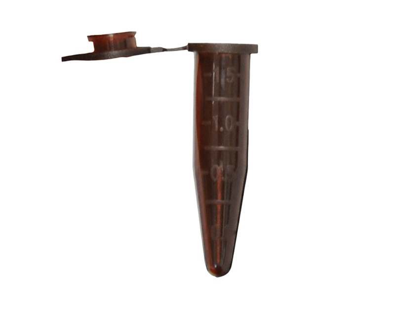 Microtubo PP p/centrífuga, 1.5 ml, ámbar B/500