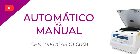 ➡️ Automático o manual: ¿Qué modo elegir en tu centrífuga GLC003?