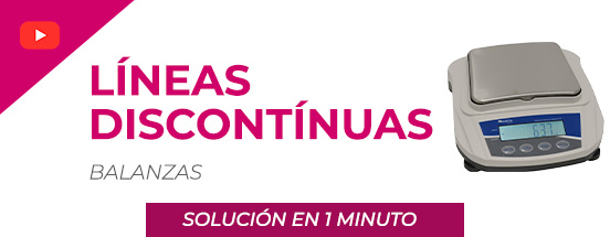 🔧✨ Cómo solucionar las líneas discontinuas en tu balanza