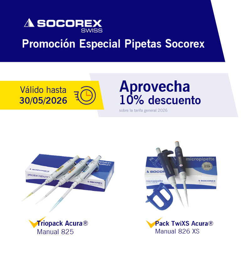 🎯 Promoción especial en pipetas Acura® de Socorex