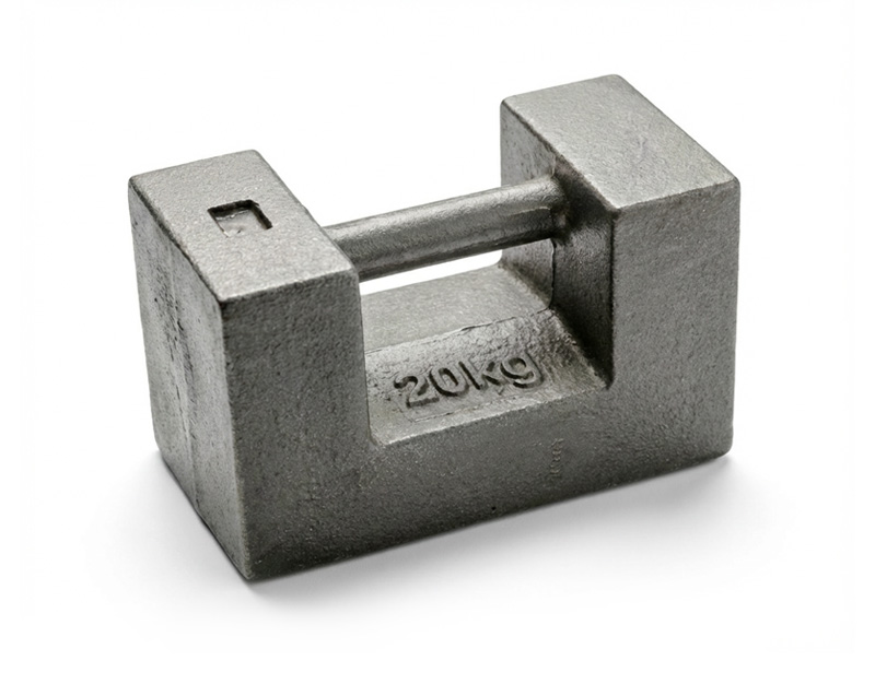 Block Weight class M1 / steel 20 Kg