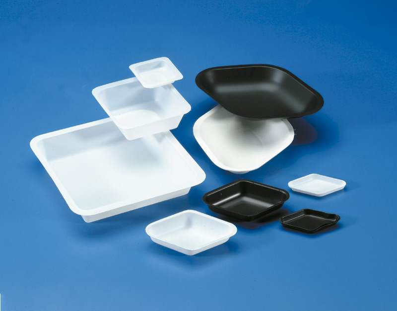 Bandejas pesada, 5 ml (1.000 pcs) - blanco