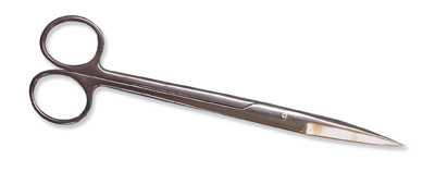 Ciseaux droits pointu-pointu, 140 mm