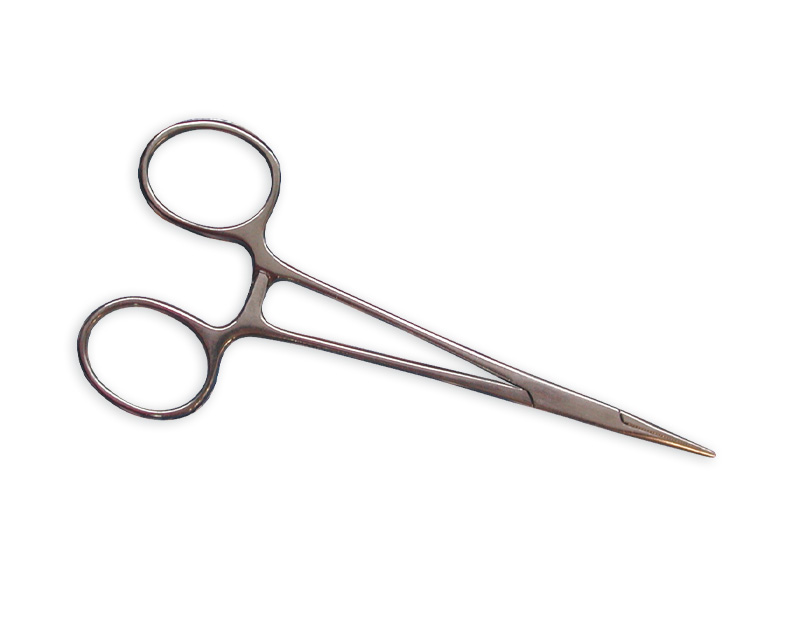 Pinza Mosquito recta, 130 mm