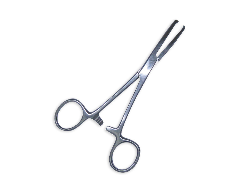 Pinza Kocher c/dientes, 140 mm
