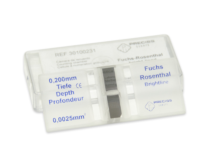 Cellule à numération Fusc-Rosenthal réseau clair