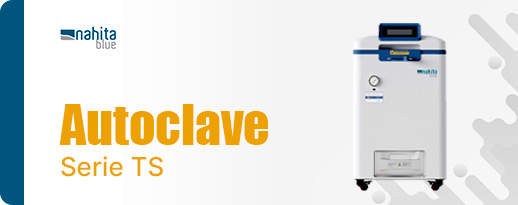 Nueva gama de autoclaves verticales Nahita Blue Serie TS