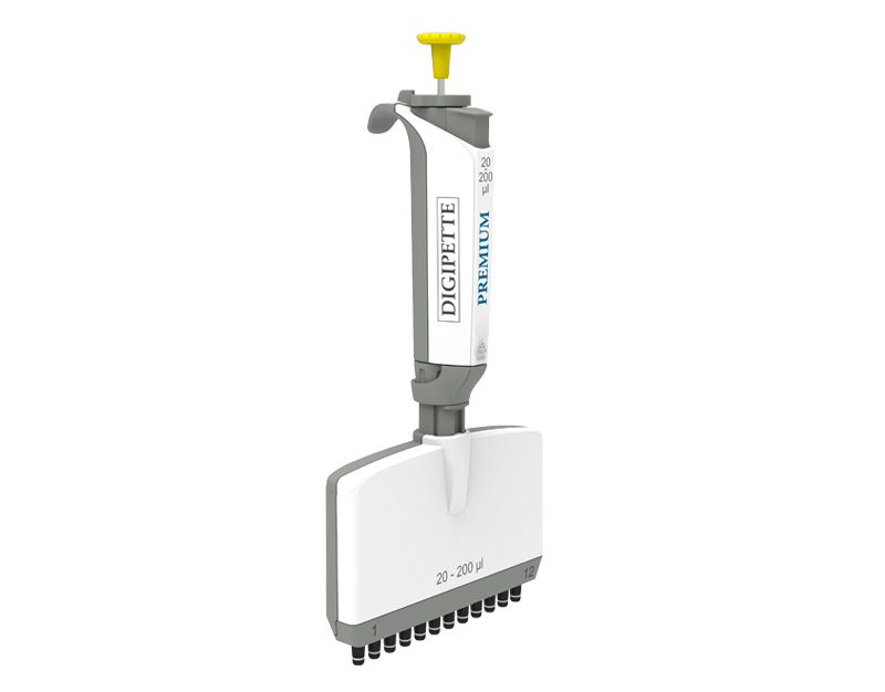 Pipette multicanaux DIGIPETTE Premium, 12 canaux, 20-200 µl