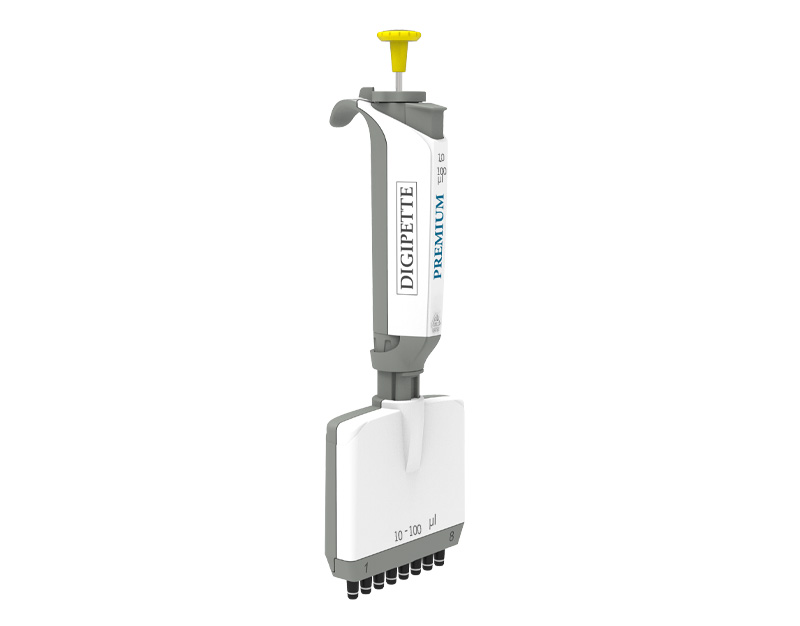 Pipette multicanaux DIGIPETTE Premium, 8 canaux, 10-100 µl