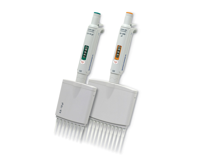 Pipette 8 canaux Acura manual 855, 20-200 µL