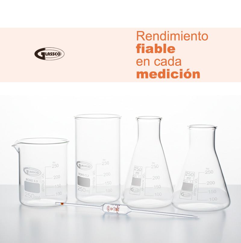 Nueva gama Glassco. Material de laboratorio fiable para el día a día