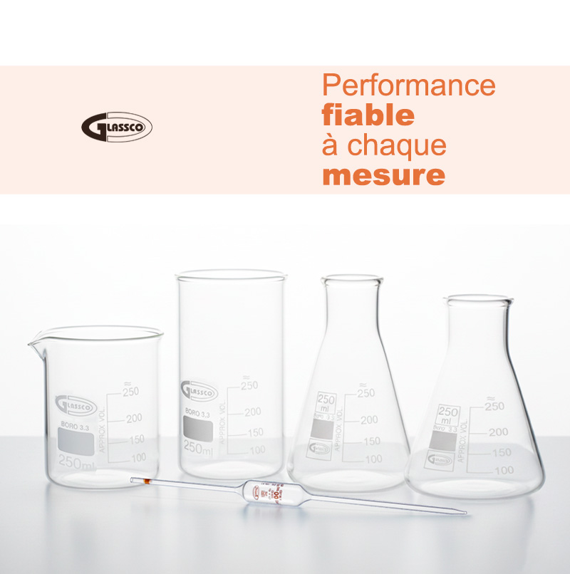 Nouvelle gamme Glassco. Du matériel de laboratoire fiable pour le quotidien