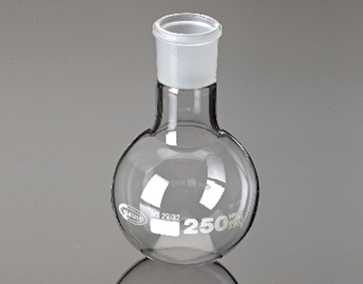 Round bottom flask ground joint 14/23, 100 ml, Glassco