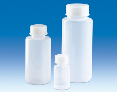 Wide-mouth bottle, PE-LD, with screw cap, PP, 1000 ml