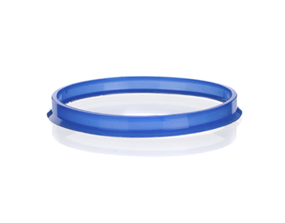 Anillo de vertido azul p/frasco ISO GL45, Simax
