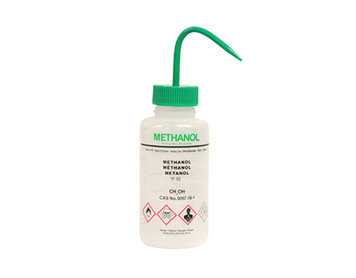 250mL wide mouth wash bottle labeled 