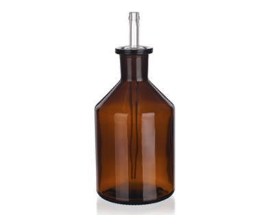 Flacon comptegouttes brun pipette dép 50mL, Simax