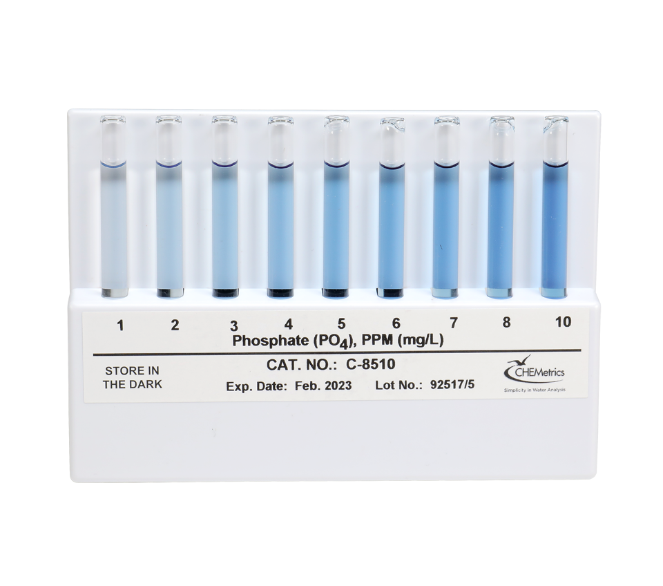 Phosphate, ortho comparateur 1-10 ppm