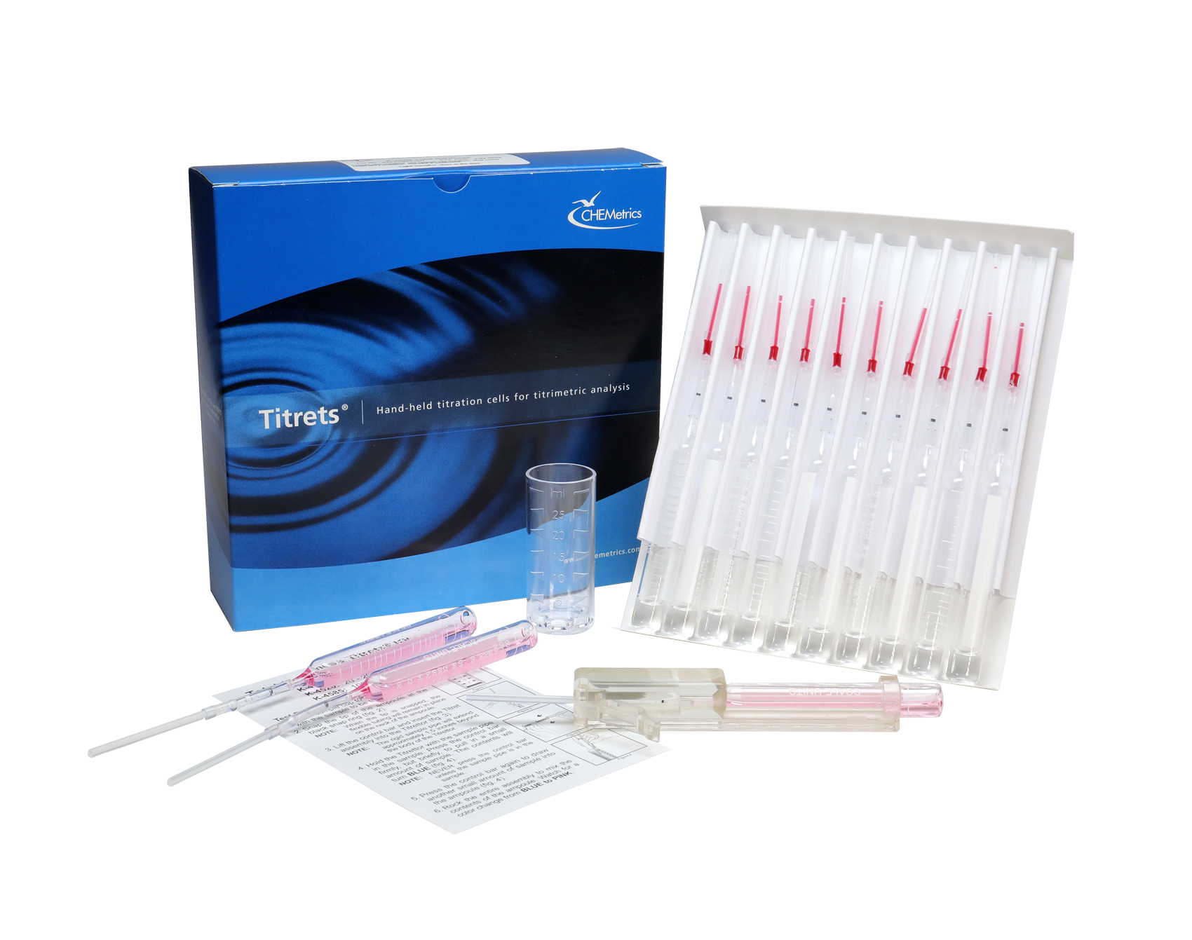 Kit de dureté, 20-200 ppm en CaCO3