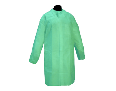 Blouse jetable léger, taille XL, verte