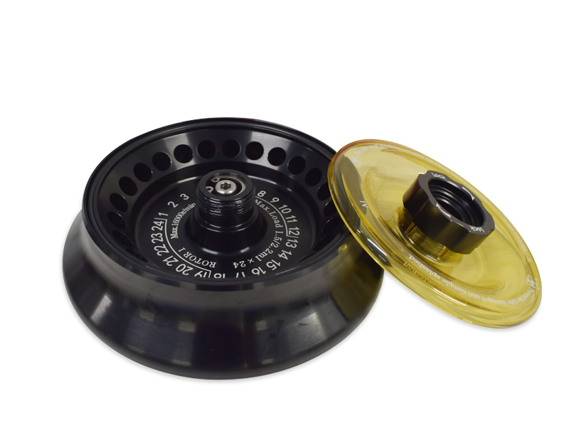 Angular rotor for 24 tubes of 1.5/2mL
