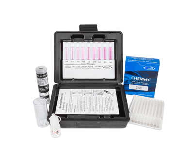 Ozone,0-0,6 / 0,6-3 ppm.Type: CHEMets. Kit. 30 det.