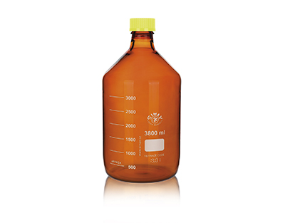Flacon ISO Simax BRUN  c+b jaune 3800ml