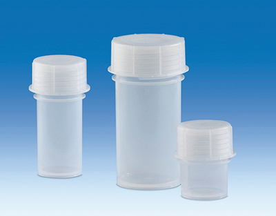 Bote p/muestras c/tapa a rosca PP, 30 mL