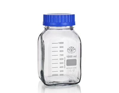 FRASCO ISO TAPON AZUL 1000 ML,  GL80, SIMAX