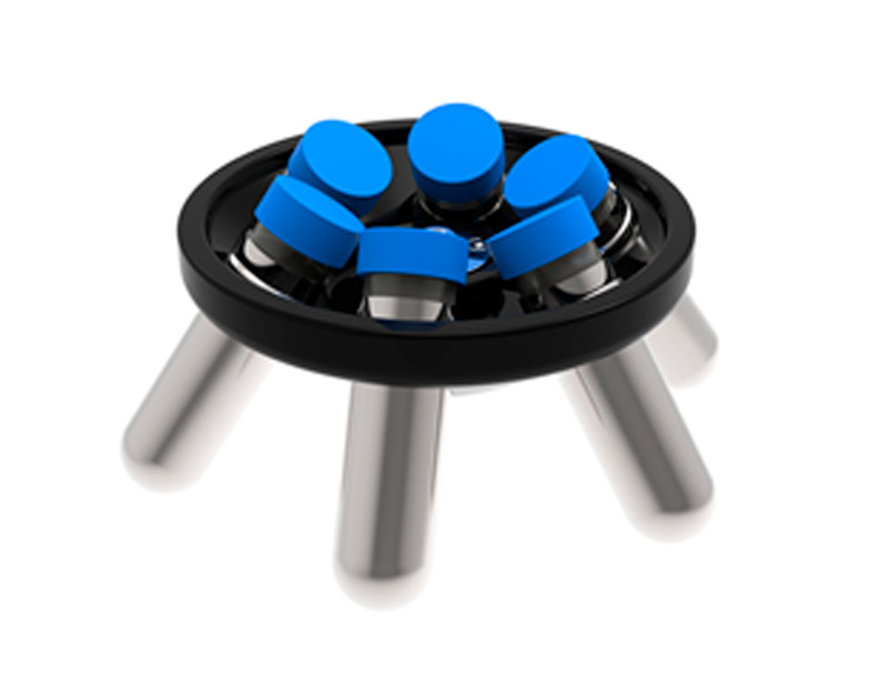 Angular rotor for 6 tubes of 50mL