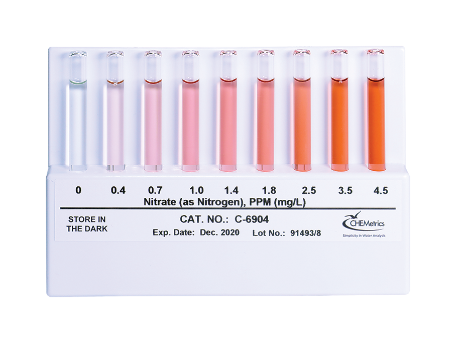 Comparador Nitrato, 0-4,5 ppm
