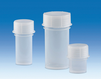 Bote p/muestras c/tapa a rosca PP, 90 mL