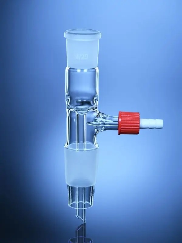Bends with vacuum connection sock.19/26 cone 24/29