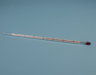 Thermomètre échelle int. liq. rouge, -10/50 (0,5)