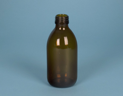 Bottle thread DIN28 amber, 500 mL