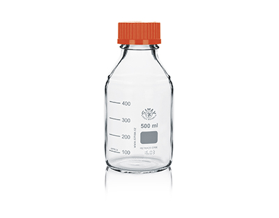FRASCO ISO TAPON+ANILLO NARANJA  500ML, SIMAX