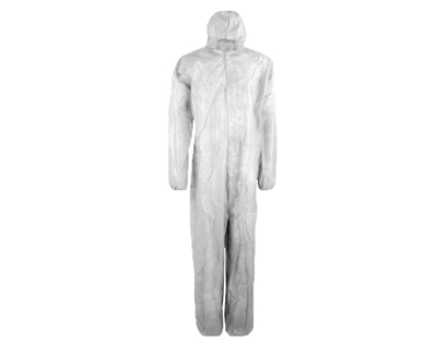 Cotte, bleu de travail à capuche, PP blanche, taille XL (1 unt.)