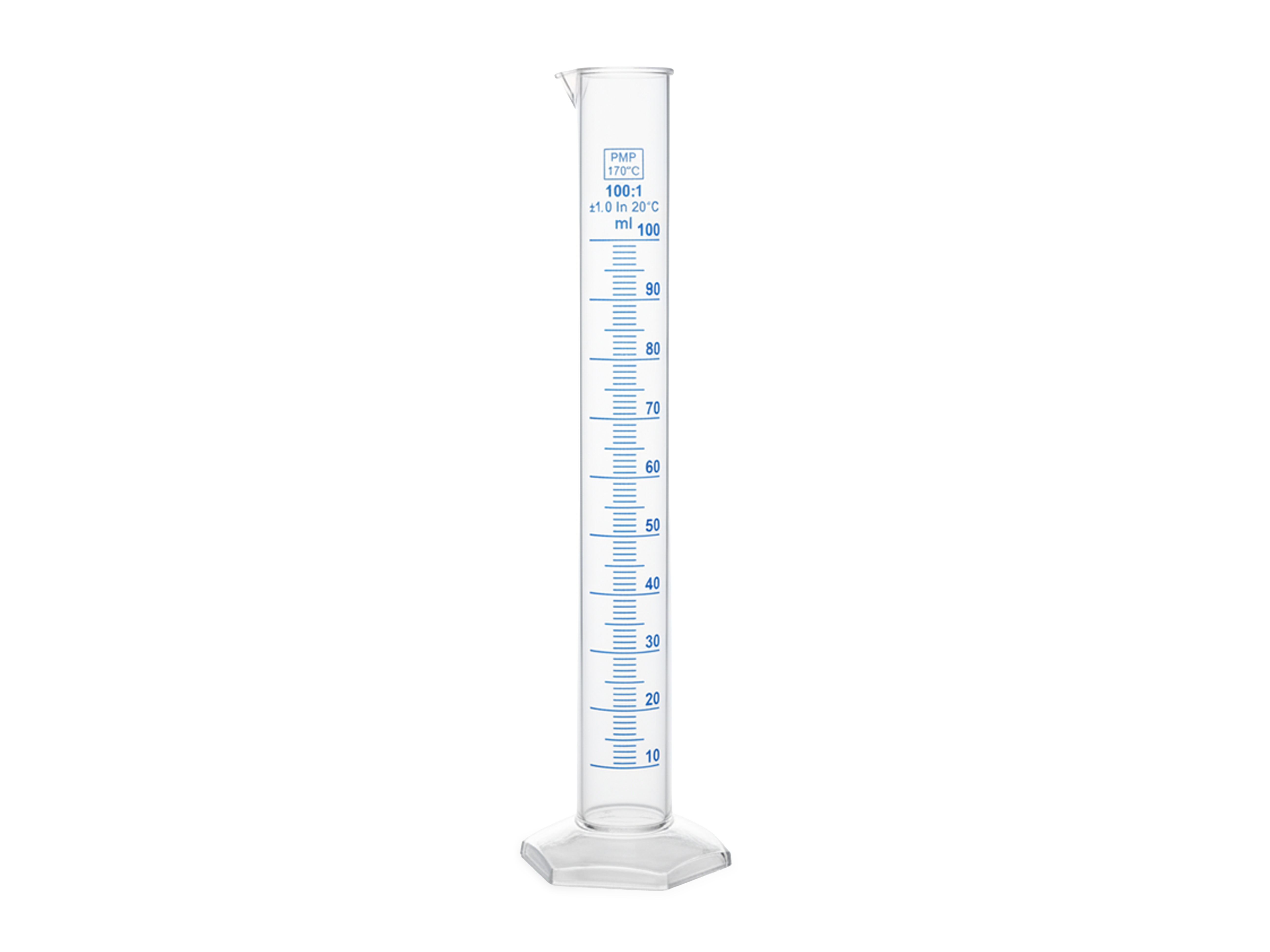 PROBETA FORMA ALTA GRAD. AZUL PMP, 100 ML