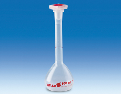 Fiole jaugée VITLAB PMP transparente 500ml