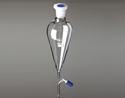 Sep. funnel Squibb needle valve PTFE, 250 mL