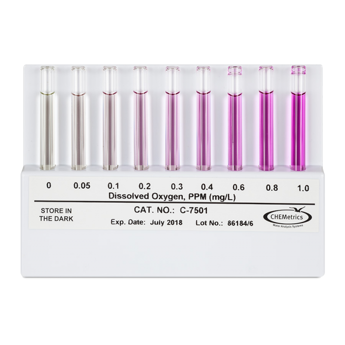 Oxígeno, 0-1 ppm. Comparador de recambio