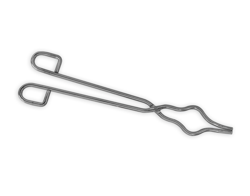 Crucible tong, chrome-plated steel, 400 mm