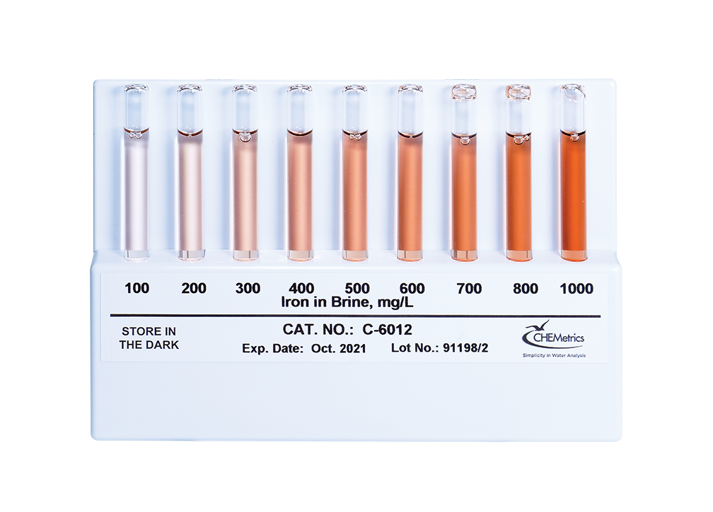 Comparador Hierro en Salmuera 100-1000ppm