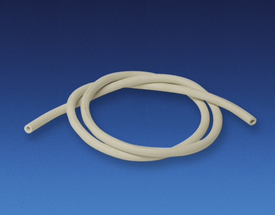 Tubo goma blanca 4x6 mm. Rollo de 10 metros