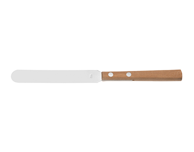 Spatula with flexible blade 150x22mm wooden handle
