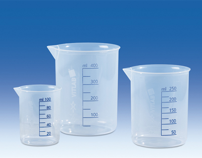 Bécher PP gradué bleu 3000ML